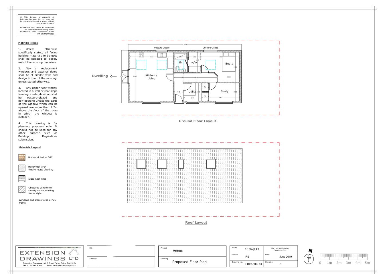Proposed floor plan